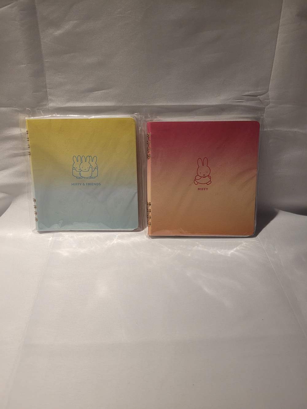 NWT New Miffy & Friends Spiral Notebook Set Ombre Gradient Pastel Japan Excl.